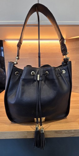 Biba black genuine leather - biba,
