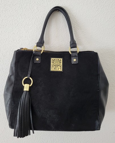 Biba black leather and - black,