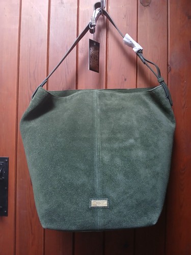 Biba beautiful green suede - biba,