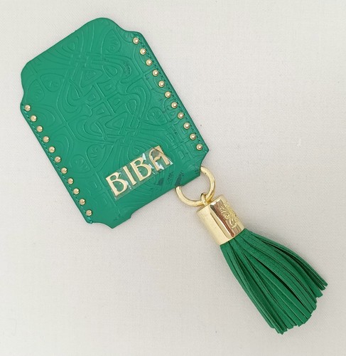 Biba green gold embossed - gold,