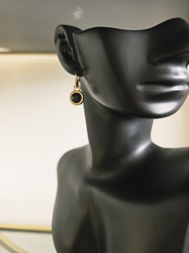 Biba black gold charm - black, &